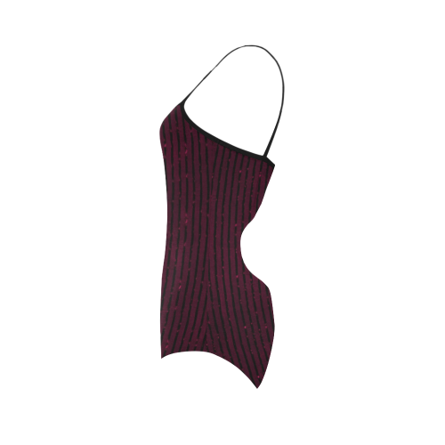 Anemone Glitter Stripe Strap Swimsuit ( Model S05)