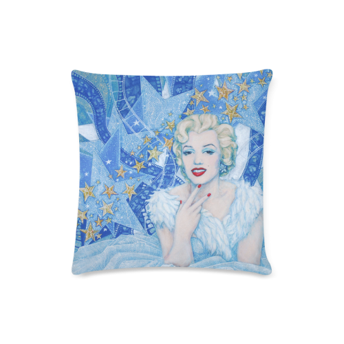 Marylin Monroe Custom Zippered Pillow Case 16"x16"(Twin Sides)