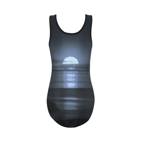 Moony Sunset Vest One Piece Swimsuit (Model S04)