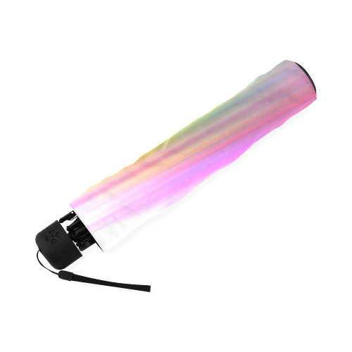 Rainbow Stripe Abstract Foldable Umbrella (Model U01)