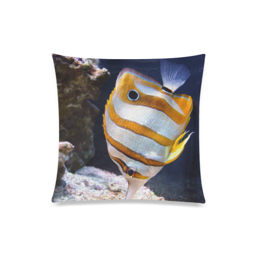 Butterflyfish20151001 Custom Zippered Pillow Case 20"x20"(Twin Sides)
