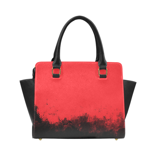 Black Raven on Red VAS2 Classic Shoulder Handbag (Model 1653)