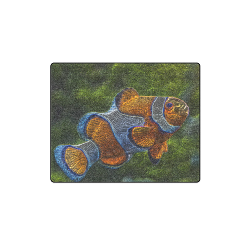 AnemoneClownFish20151005 Blanket 40"x50"