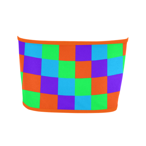 Multicolored Squares 5 Bandeau Top