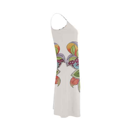 Alive beige Alcestis Slip Dress (Model D05)