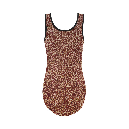 Leopard Vest One Piece Swimsuit (Model S04)