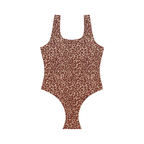 Leopard Vest One Piece Swimsuit (Model S04)
