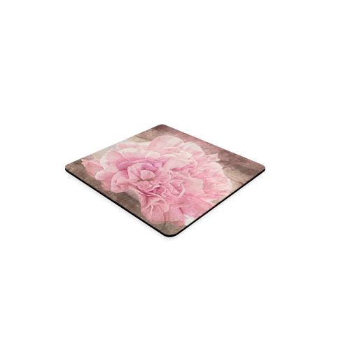 Vintage carnations on a spoon Square Coaster