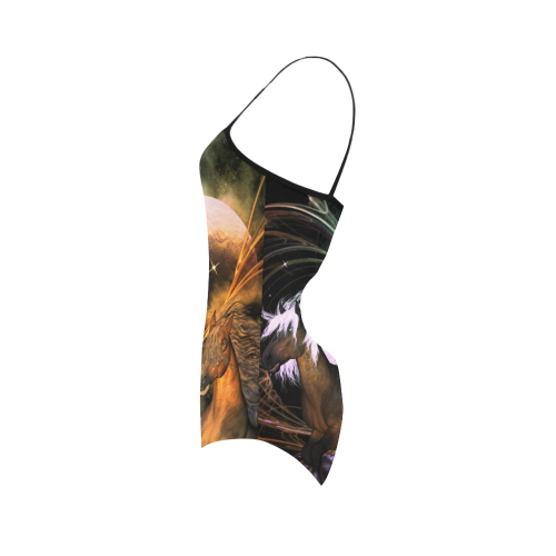 Horses Strap Swimsuit ( Model S05)