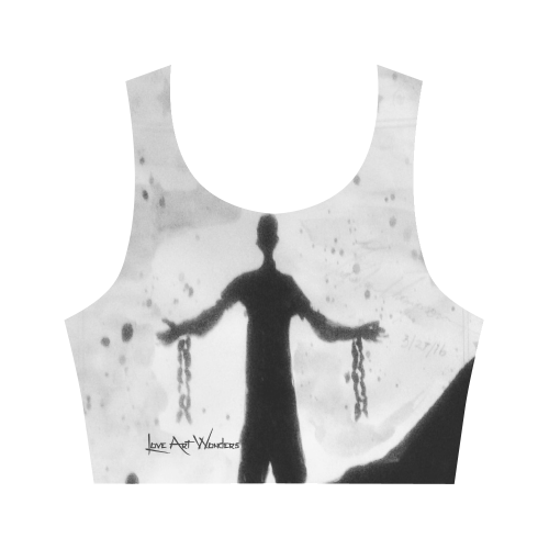 Freedom In you Women's Crop Top (Model T42)