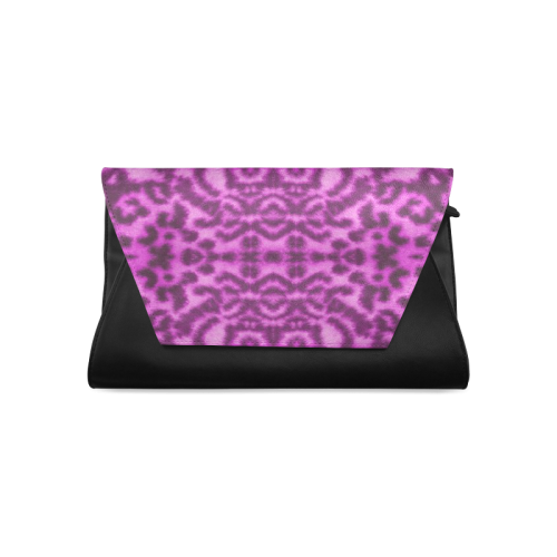 Lion In Purple Clutch Bag (Model 1630)