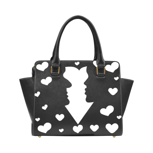 Love of the silhouettes Rivet Shoulder Handbag (Model 1645)