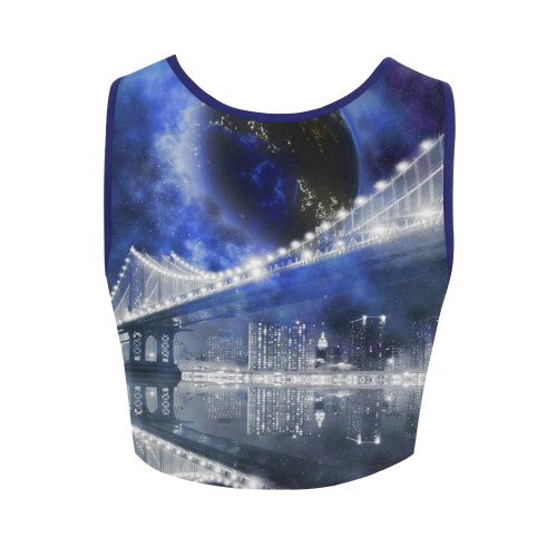 New! New York City Women's Crop Top (Model T42)