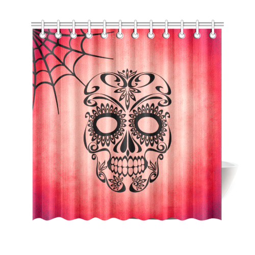 Skull_2015_0409 Shower Curtain 69"x70"