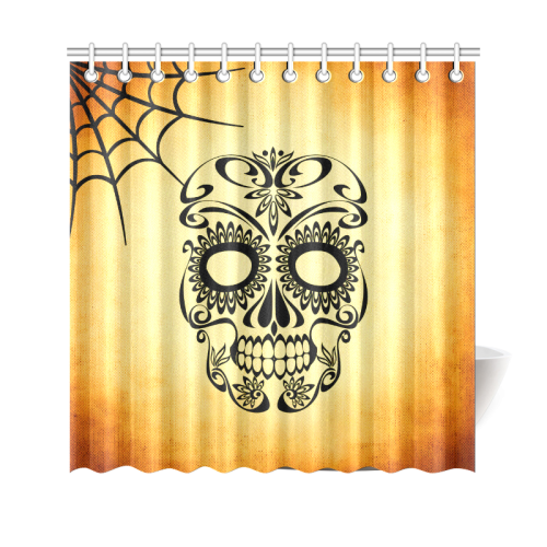 Skull_2015_0408 Shower Curtain 69"x70"