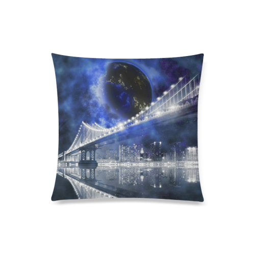 New! New York City Custom Zippered Pillow Case 20"x20"(Twin Sides)