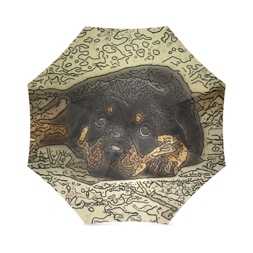 Rottweiler20160401 Foldable Umbrella (Model U01)