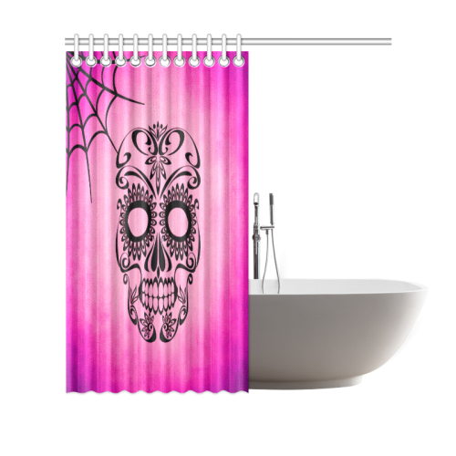 Skull_2015_0410 Shower Curtain 69"x70"