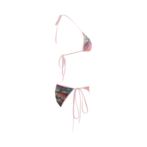 pink sunset Custom Bikini Swimsuit