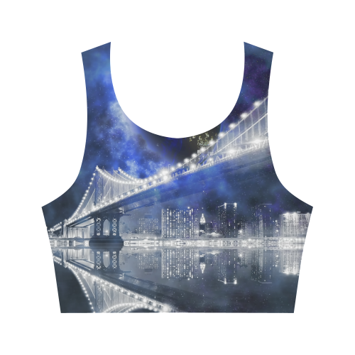 New! New York City Women's Crop Top (Model T42)