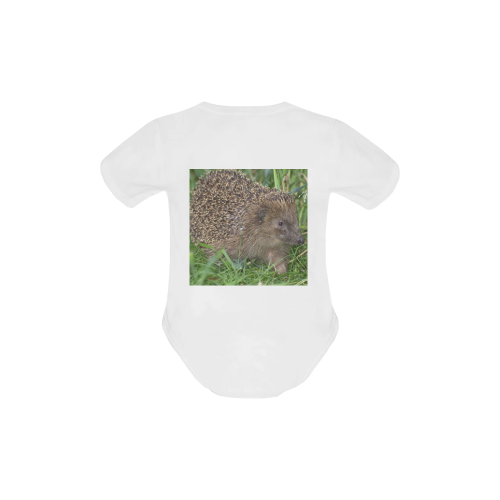 hedgehog Baby Powder Organic Short Sleeve One Piece (Model T28)