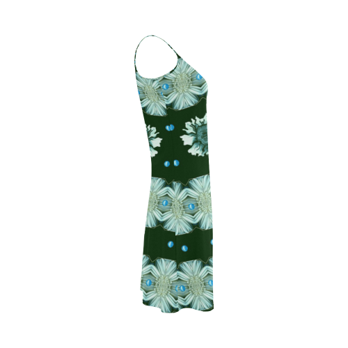 Floral and flowers in harmony Alcestis Slip Dress (Model D05)