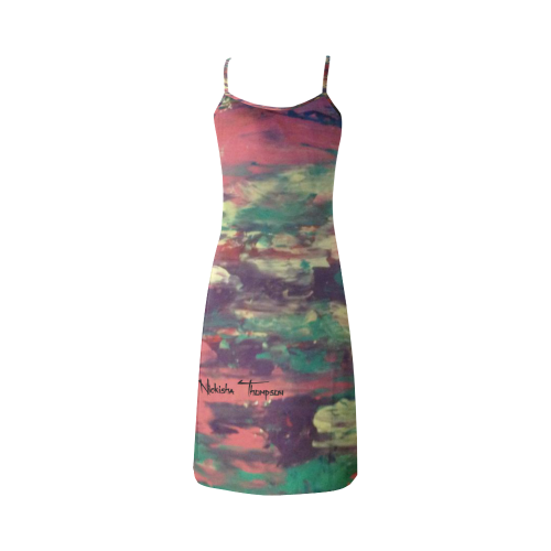 Pink Sunset Alcestis Slip Dress (Model D05)