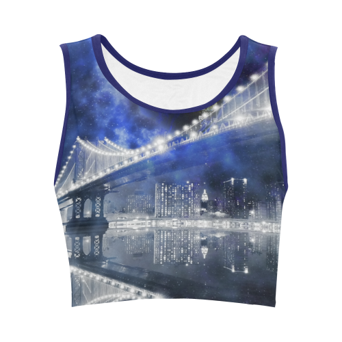 New! New York City Women's Crop Top (Model T42)