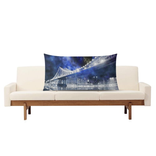 New! New York City Rectangle Pillow Case 20"x36"(Twin Sides)
