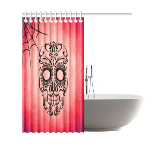 Skull_2015_0409 Shower Curtain 69"x70"