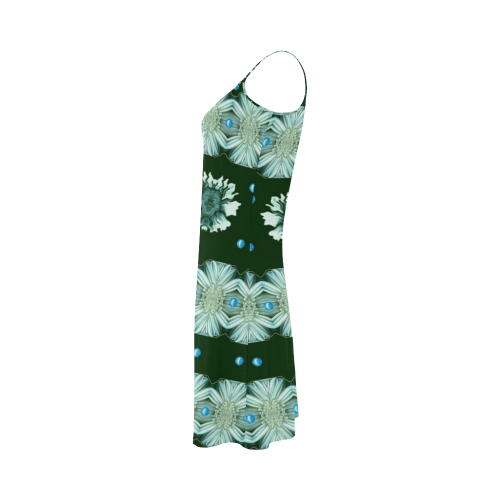 Floral and flowers in harmony Alcestis Slip Dress (Model D05)