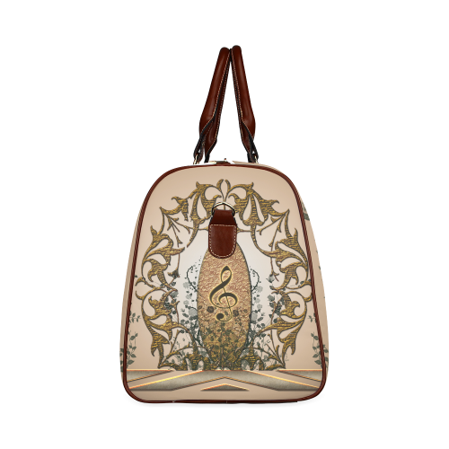 Music, clef Waterproof Travel Bag/Small (Model 1639)