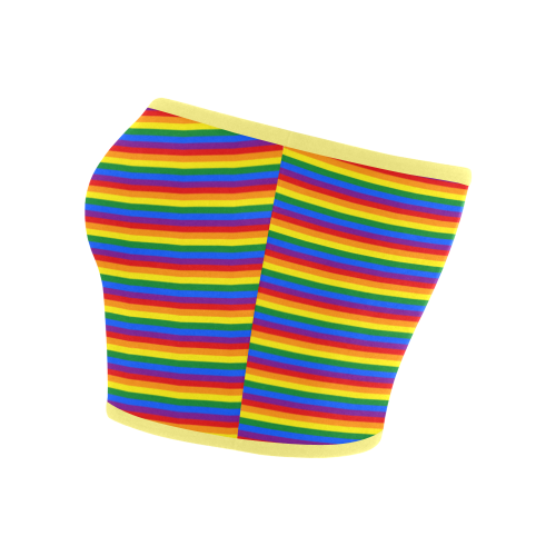 Gay Pride Rainbow Stripes Bandeau Top