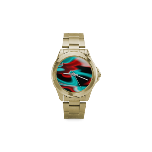 neon lights red Custom Gilt Watch(Model 101)