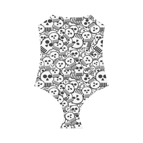 toon skulls Strap Swimsuit ( Model S05)