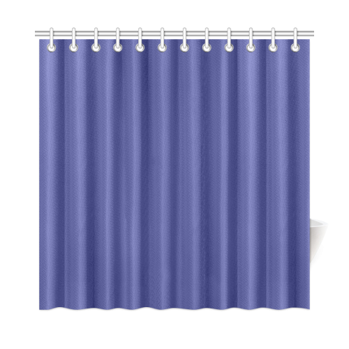 Royal Blue Color Accent Shower Curtain 72"x72"