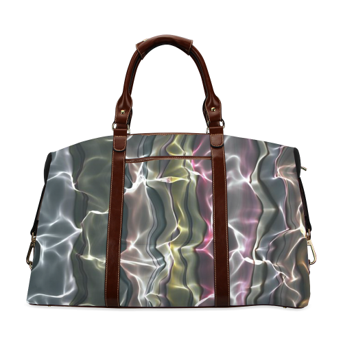 Abstract Wavy Mesh Classic Travel Bag (Model 1643)
