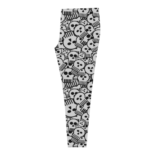 toon skulls Cassandra Women's Leggings (Model L01)