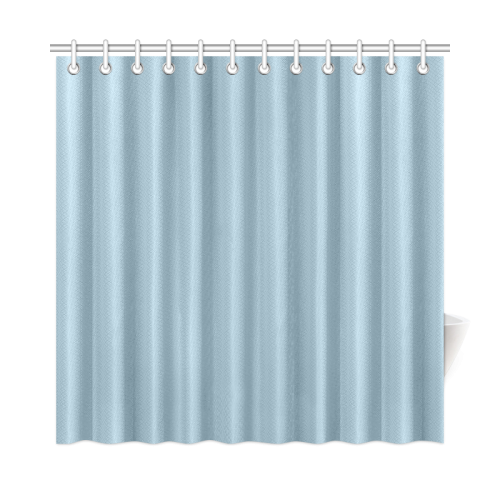 Forget-Me-Not Color Accent Shower Curtain 72"x72"