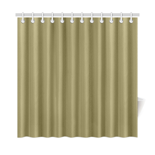 Green Moss Color Accent Shower Curtain 72"x72"