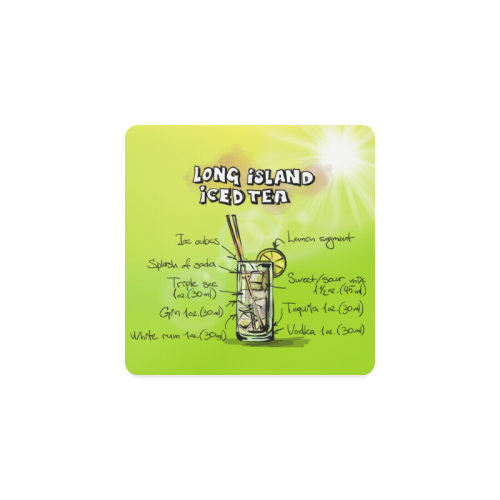 long-island-iced-tea02 Square Coaster