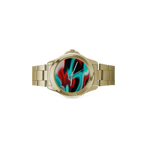 neon lights red Custom Gilt Watch(Model 101)