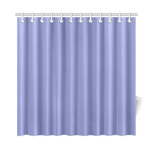 Deep Periwinkle Color Accent Shower Curtain 72"x72"