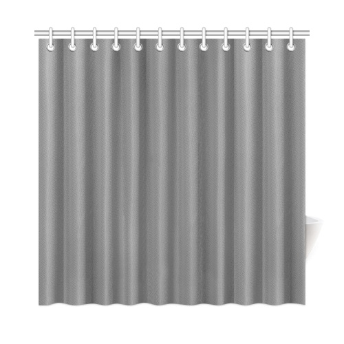 Steel Gray Color Accent Shower Curtain 72"x72"