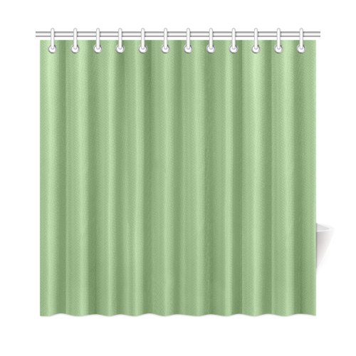 Green Tea Color Accent Shower Curtain 72"x72"