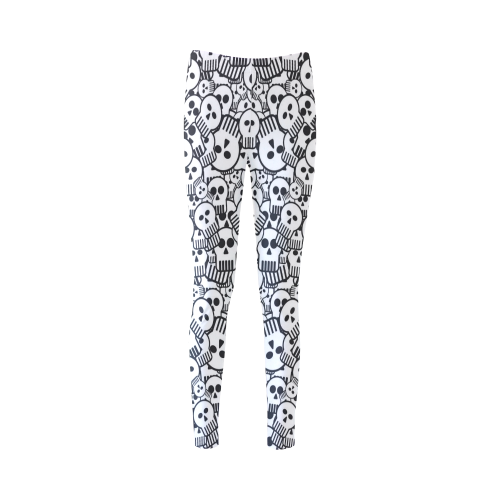 toon skulls Cassandra Women's Leggings (Model L01)