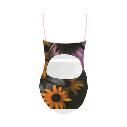 FLOWER GARDEN Strap Swimsuit ( Model S05)