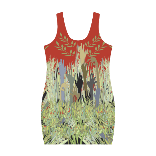 In A Zombie Garden Red Medea Vest Dress (Model D06)