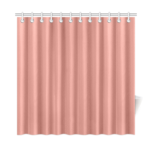 Terra Cotta Color Accent Shower Curtain 72"x72"