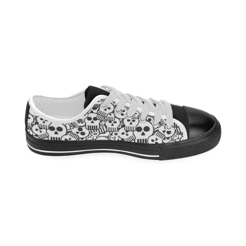 toon skulls Women's Classic Canvas Shoes (Model 018)